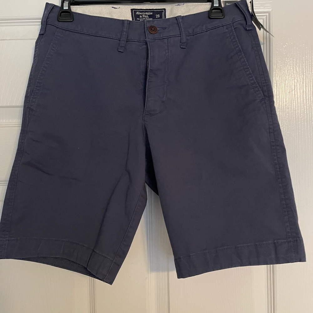 Abercrombie & Fitch Men’s Shorts Brand New with Tags Navy Blue Size 28